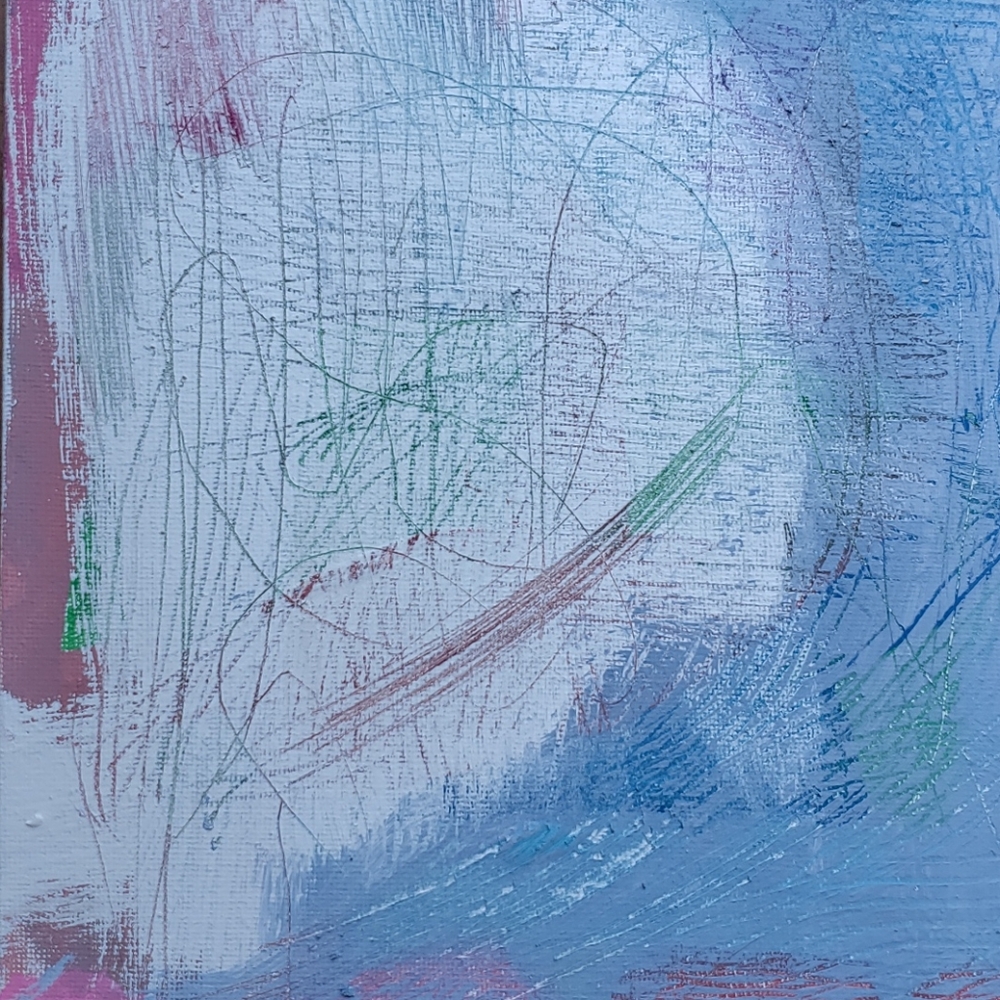 Clouds- Acrylic on Canvas Board